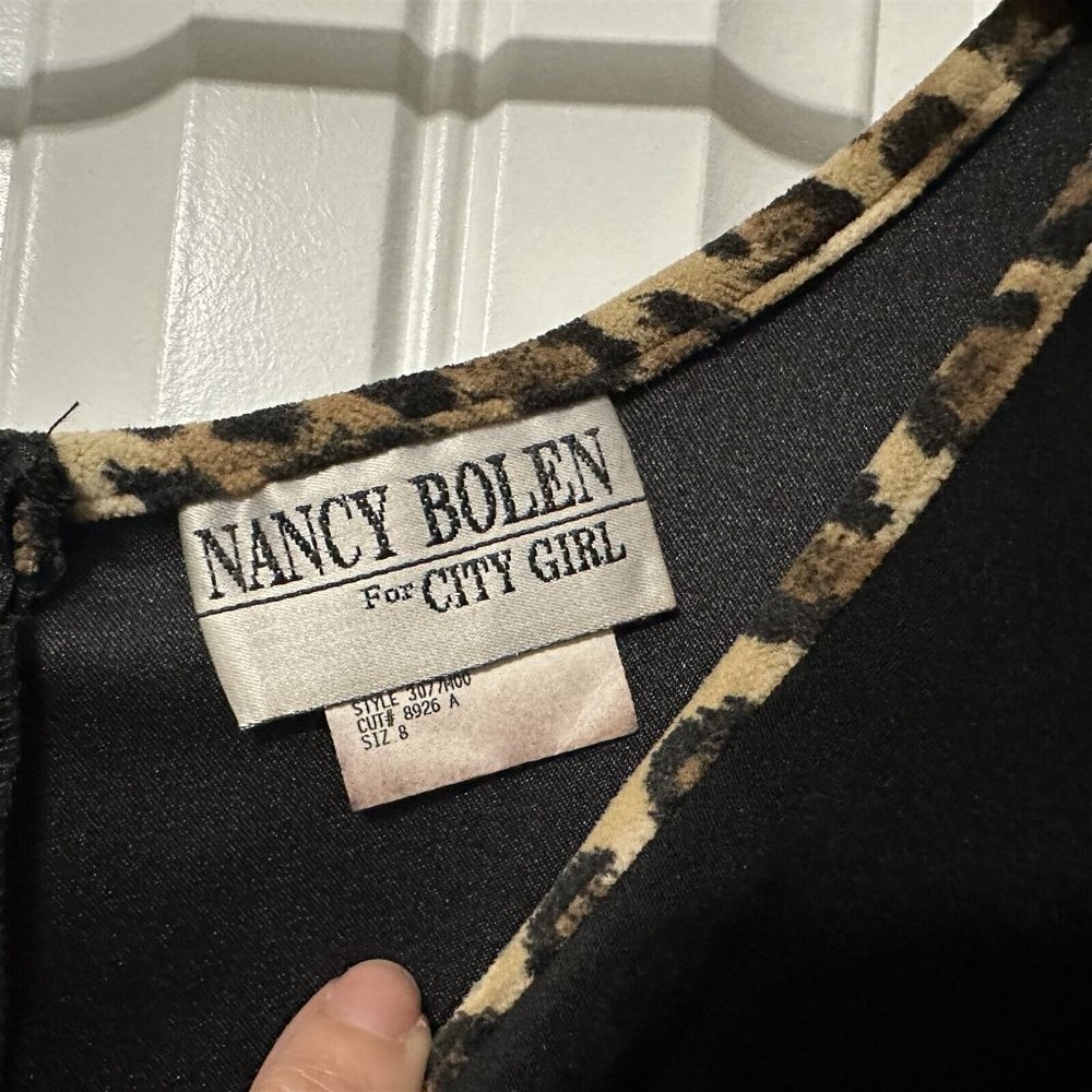 City Girl Nancy Bolen Long Midi Dress Jean Skirt Southwest Western Size 8 USA - Picture 4 of 7